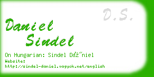 daniel sindel business card